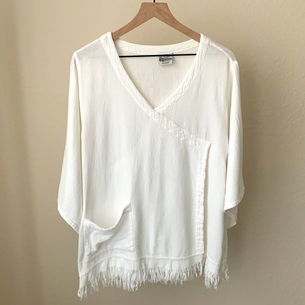 Casual Cottonseed Wear 100% Cotton Tunic Made in Mexico